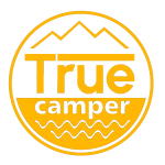 logo truecamper transparent backround yellow